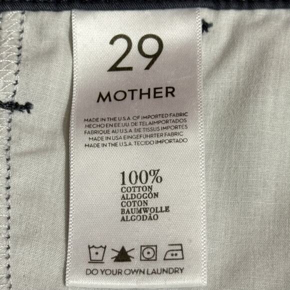 Mother The Pleated Greaser Prep Pants Womens Size 29 Blue On The Island Preppy - Picture 4 of 13